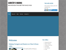 Tablet Screenshot of carvethsmarina.com